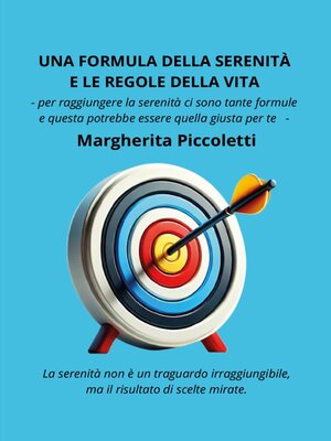 cover image of Una formula della serenità e le regole della vita